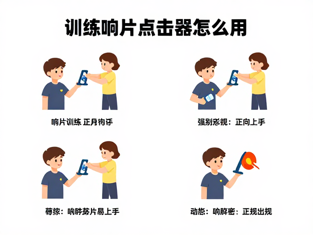 响片训练的标准操作步骤与时机把控