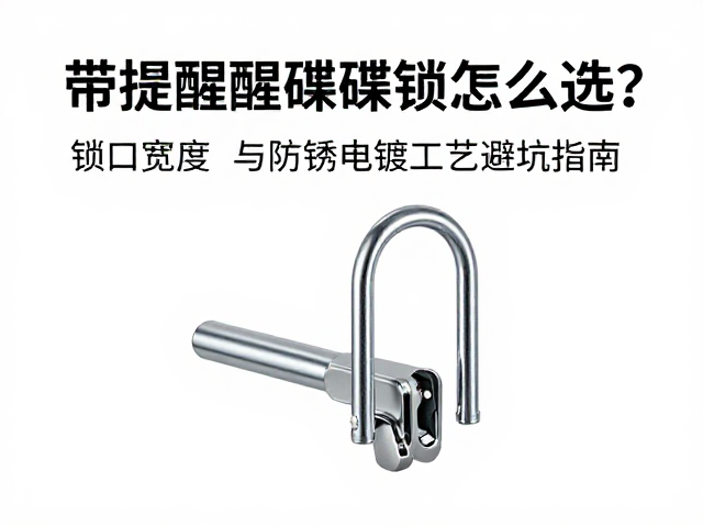 带提醒绳碟锁怎么选？锁口宽度与防锈电镀工艺避坑指南