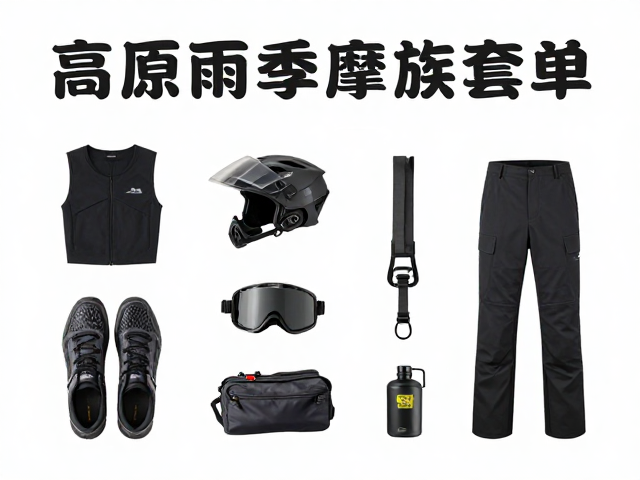 高原雨季摩旅装备清单,标准摩旅套装与高需求防护指南
