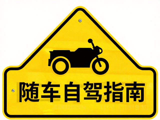 摩旅必备！高亮反光故障标牌，随车应急套装组合，安全自驾指南