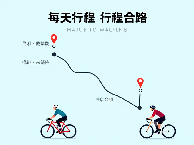 云贵高原双人骑行攻略，每日行程规划与载人路线推荐