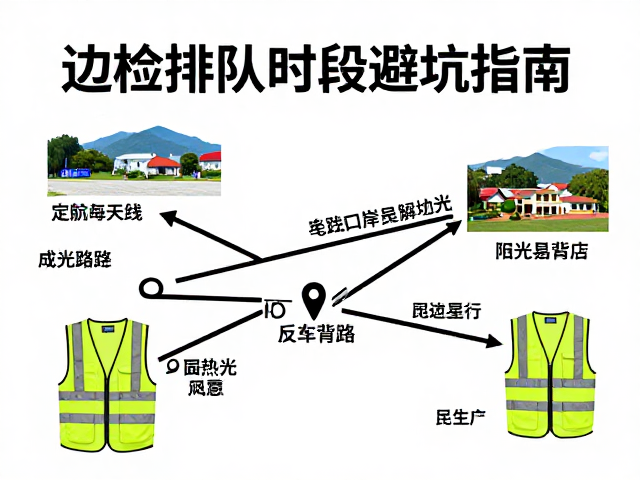 边检排队时段避坑指南，串联口岸观光路线与反光背心装备建议