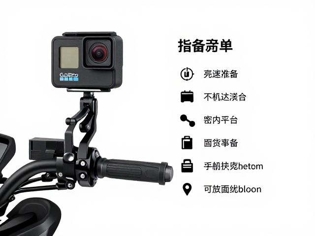 摩托车旅行装备，GoPro原厂车把摄像支架安装指南与评测
