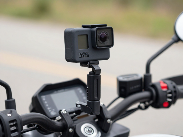 摩托车旅行装备，GoPro原厂车把摄像支架安装指南与评测
