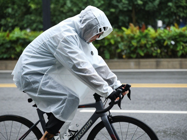混合路况骑行攻略,雨罩固定技巧与胎压管理指南