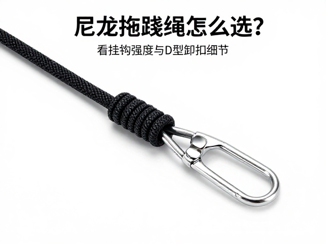 加粗尼龙拖拽绳怎么选?看挂钩强度与D型卸扣细节,避坑指南