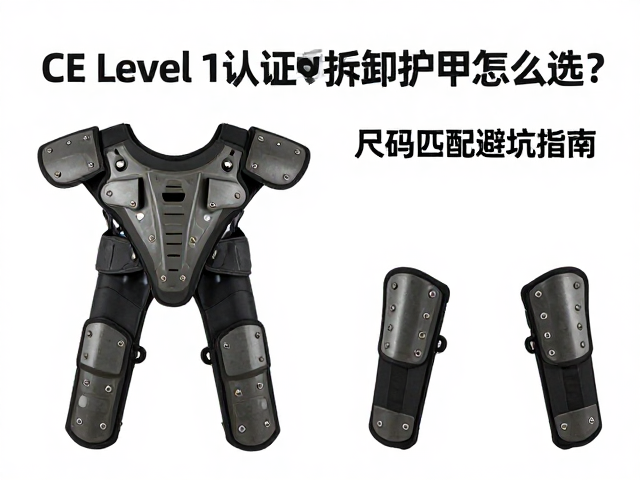 CE Level 1认证可拆卸护甲怎么选？尺码匹配避坑指南