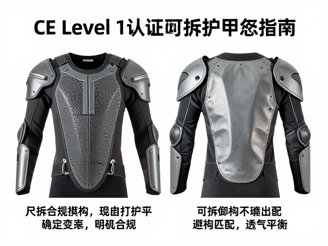 CE Level 1认证可拆卸护甲怎么选？尺码匹配避坑指南