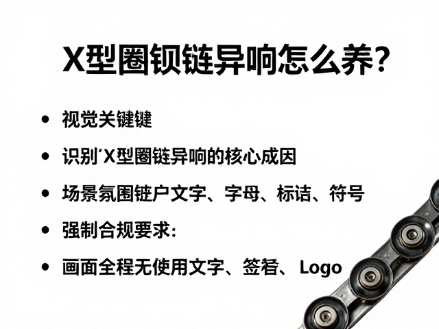 X型圈链条异响怎么养？润滑油养护指南