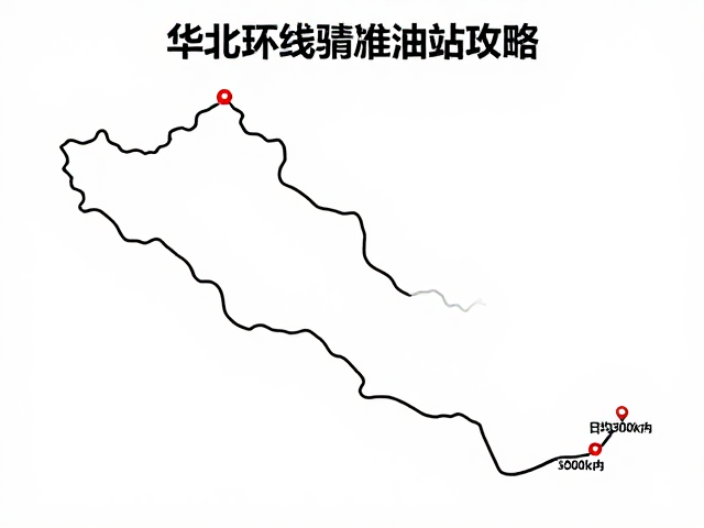 华北环线骑行攻略,日均300km内,精准核查加油站间距