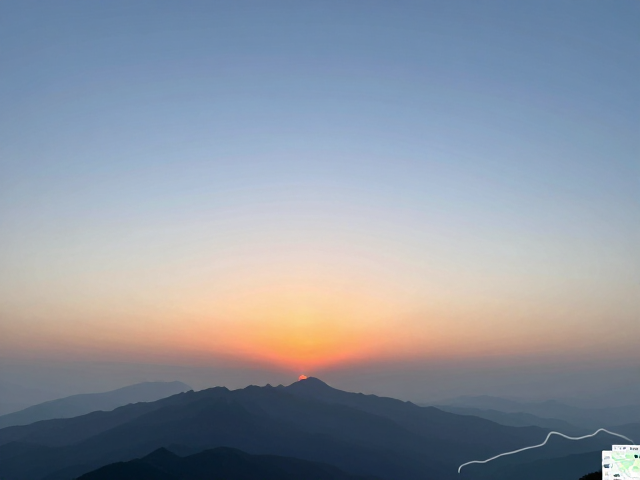 周末山间小环线攻略，离线地图，日出日落点全解析