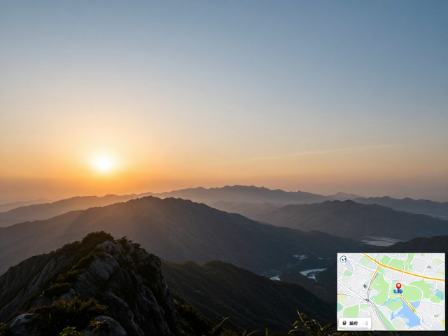 周末山间小环线攻略，离线地图，日出日落点全解析