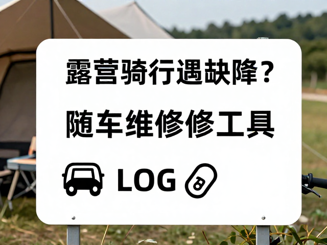 露营骑行遇故障？随车维修工具与故障提示牌使用指南