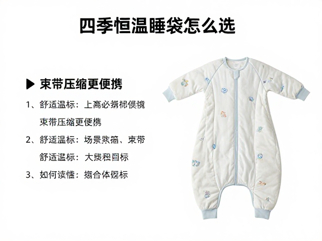 四季恒温睡袋怎么选?关注舒适温标,束带压缩更便携