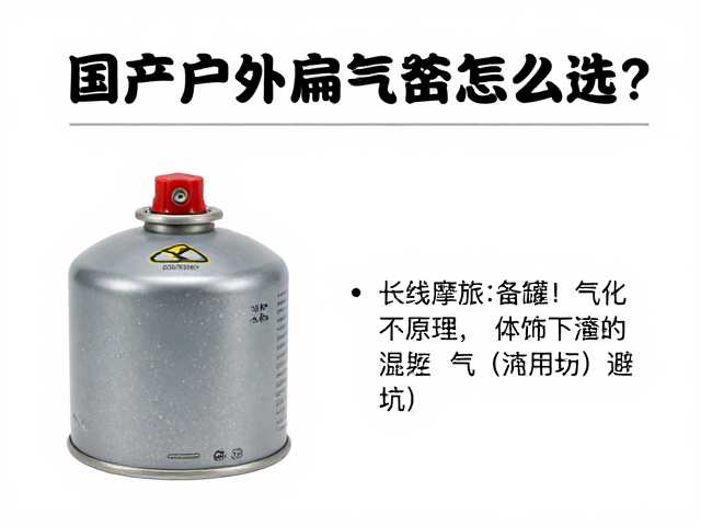 国产户外扁气罐怎么选?长线摩旅备罐指南与避坑