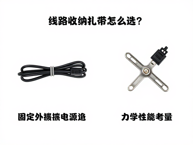 线路收纳扎带怎么选？固定外接电源线与线束固定夹使用指南