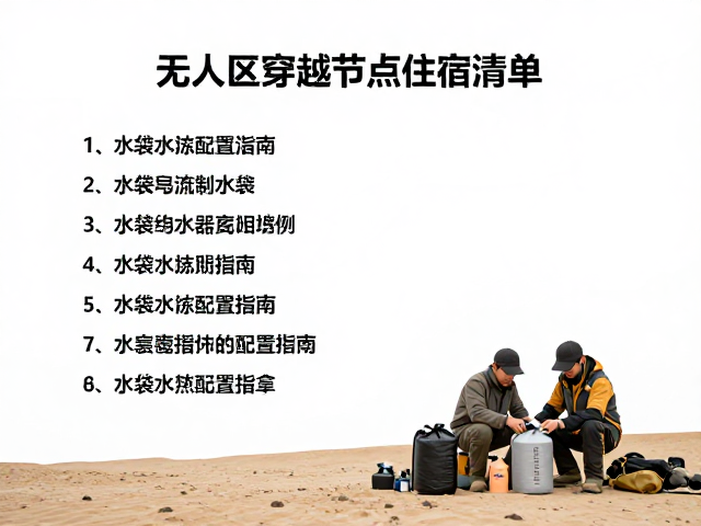 无人区穿越节点住宿清单与水袋水壶配置指南