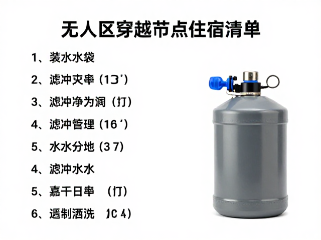 无人区穿越节点住宿清单与水袋水壶配置指南