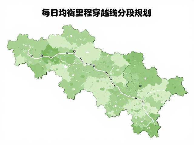 新手保守型骑行指南，每日均衡里程与穿越线分段规划