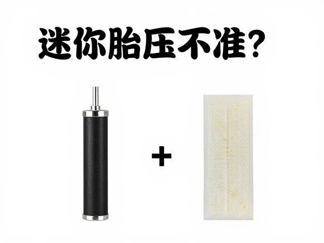 迷你打气棒胎压准不准？搭配补胎胶条应急指南