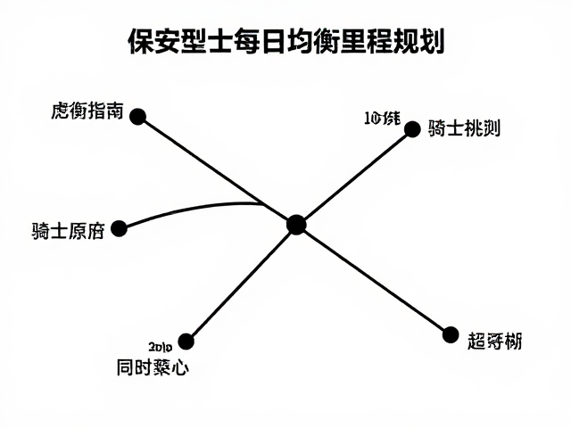 新手保守型骑士每日均衡里程规划，附途经点标注攻略