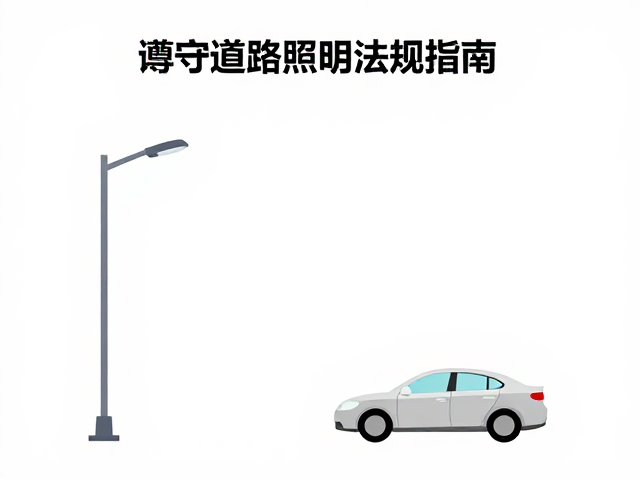 铺路灯怎么装避免直射对向车辆？遵守道路照明法规指南