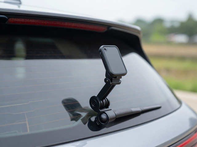 Insta360车尾挂载支架安装指南，检查快拆是否牢固防丢