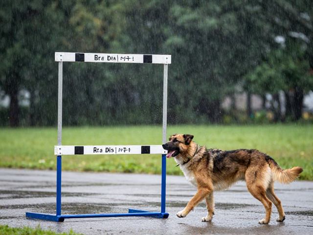 雨后及时晾干！训练跨栏跳杆与犬敏捷运动后的护理指南
