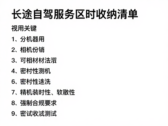 长途自驾服务区临时洗漱，必备可登机分装器皿清单与收纳指南