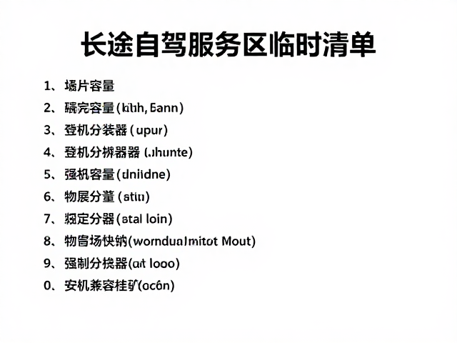 长途自驾服务区临时洗漱，必备可登机分装器皿清单与收纳指南