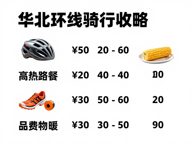 华北环线骑行攻略，高热量路餐搭配与油费预算详解