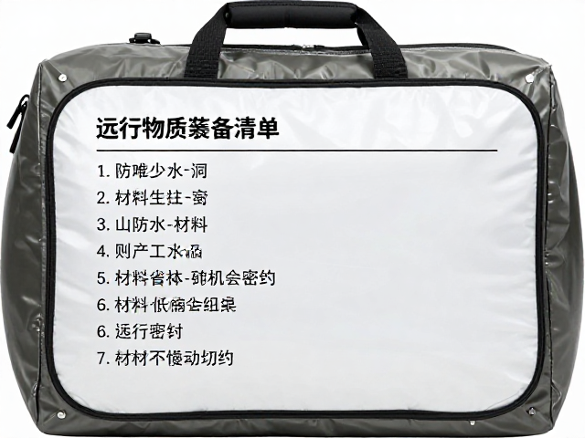 远行物资筹备清单,尾包防水技巧与住宿选择攻略