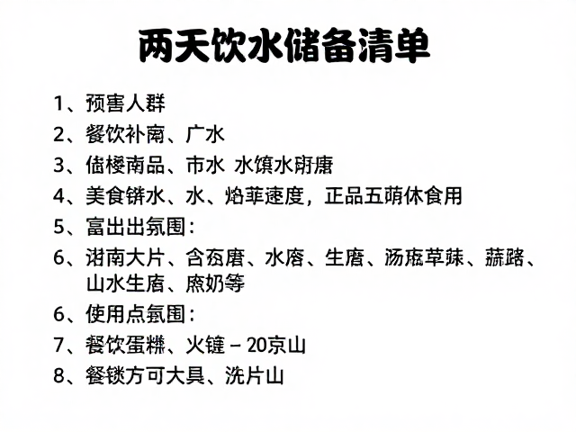 乡镇客栈住宿攻略，餐饮补给点推荐及两天饮水储备清单