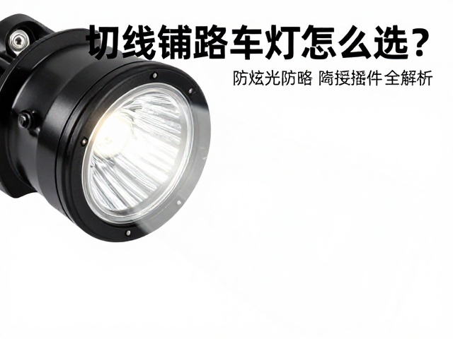 切线铺路车灯怎么选？防眩光，防水接插件全解析