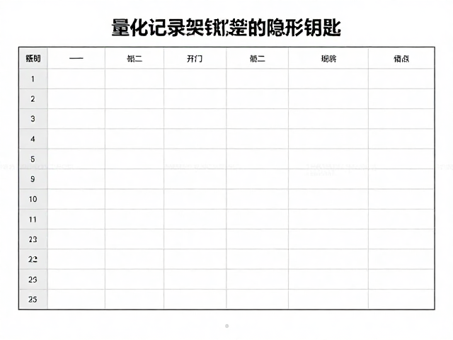 行为记录板：量化训练数据的隐形钥匙