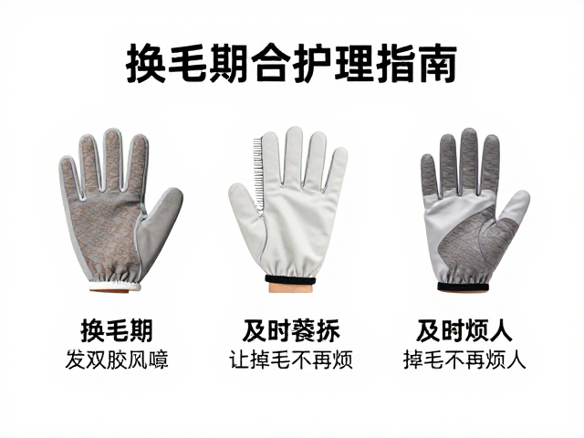 换毛期护理指南,训练专用梳毛手套,及时表扬,让掉毛不再烦人