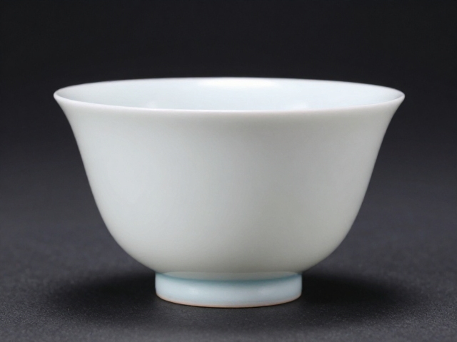 雍正粉彩品茗杯,胎质细密,诠释文人审美象征