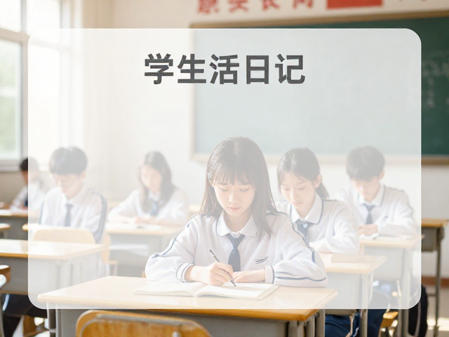 学生生活日记,日常治愈系海报分享,记录平凡小确幸