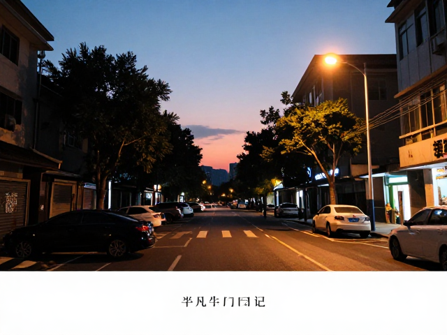 黄昏时分的街头烟火