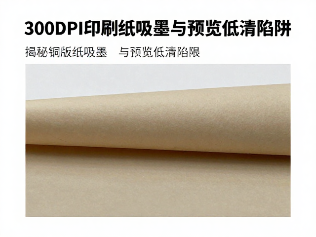 300DPI印刷为何还模糊？揭秘铜版纸吸墨与预览低清陷阱