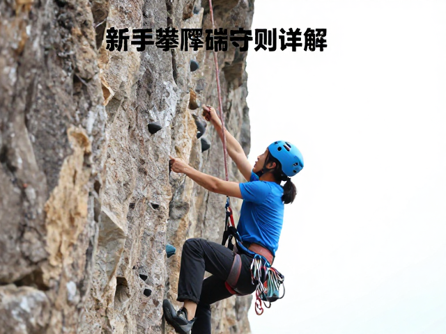 攀岩顶绳保护与制动端操作指南,新手攀爬守则详解