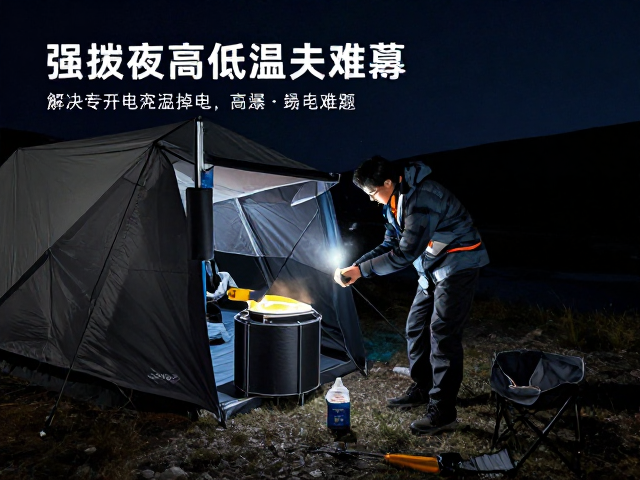 高海拔强风露营夜间保温套件，解决电池低温掉电难题