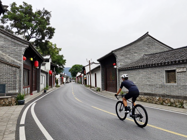 城郊骑行攻略，穿越古镇老街的山地弯道环线，周末逃离城市