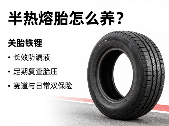 半热熔轮胎怎么养？长效防漏液，定期复查胎压，赛道与日常双保险