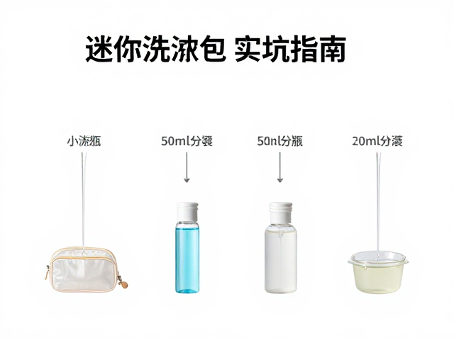 迷你洗漱包配50ml分装瓶，瓶口易灌装吗？实测避坑指南