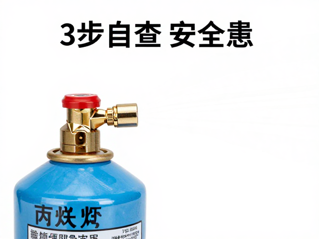 丙烷便携燃气罐转接头漏气测试，3步自查安全隐患