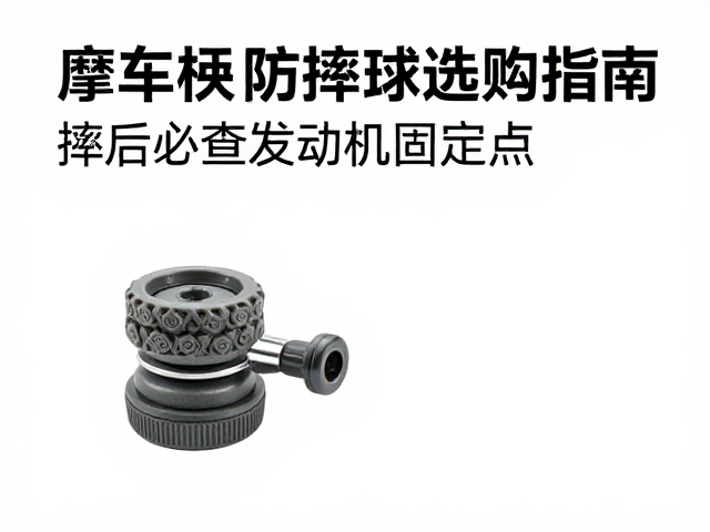 摩托车摔车缓冲块/蘑菇头防摔球选购指南，摔后必查发动机固定点