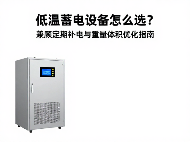 低温蓄电设备怎么选？兼顾定期补电与重量体积优化指南