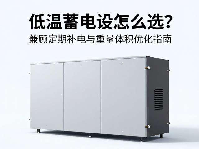 低温蓄电设备怎么选？兼顾定期补电与重量体积优化指南