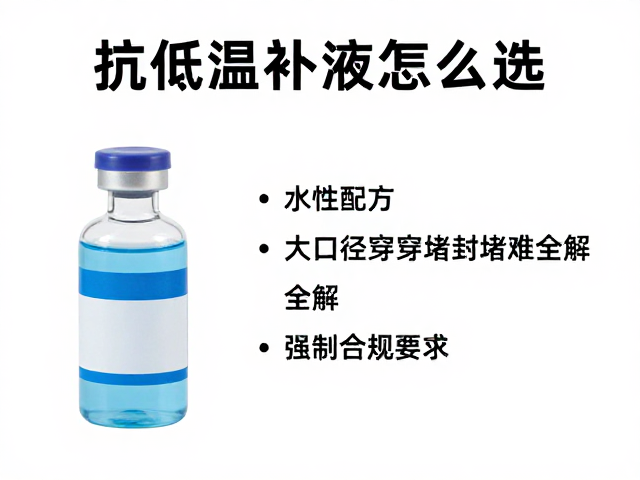 抗低温补液怎么选？水性配方，大口径穿刺封堵难题全解